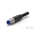 Te Connectivity M8 x 1.0 straight plug Pigtail Shld 1-2273004-1